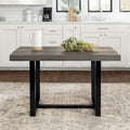 Distressed Pine Wood Dining Table 52-inch