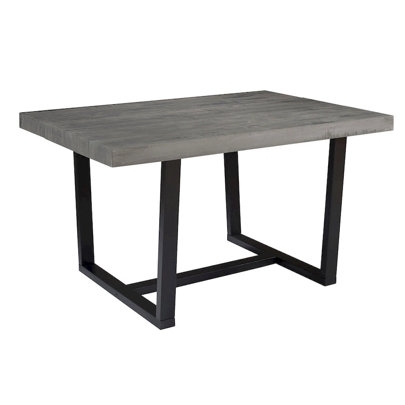 Distressed Pine Wood Dining Table 52-inch