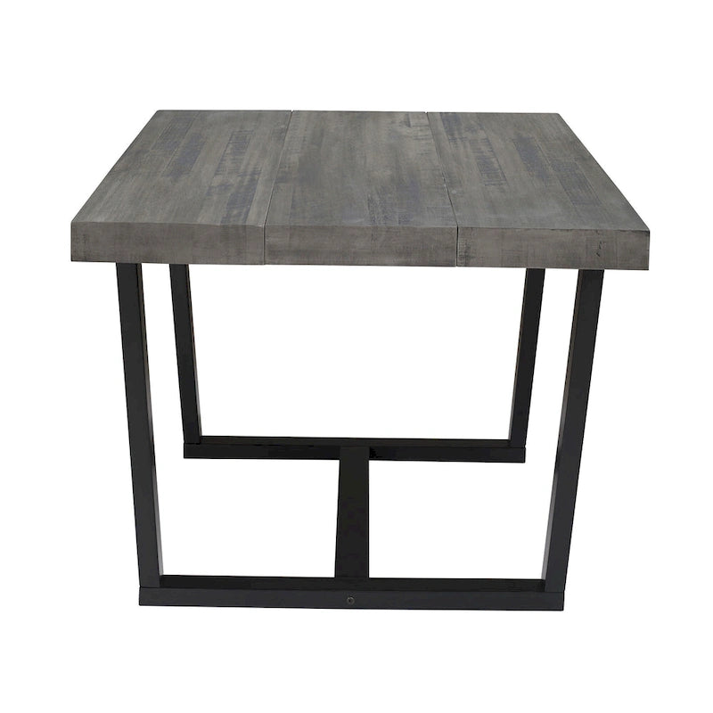 Distressed Pine Wood Dining Table 52-inch