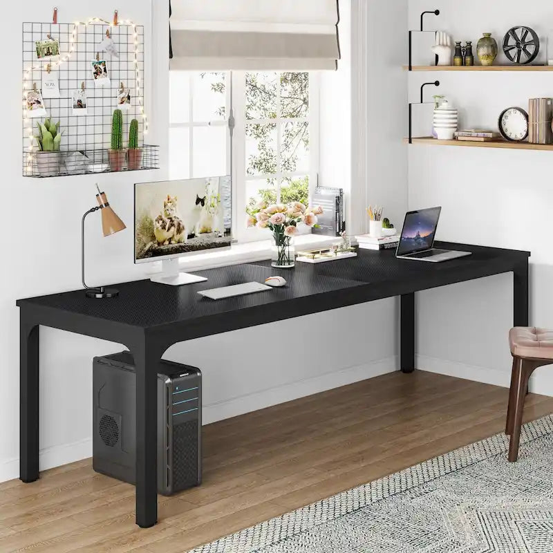 2-Person Computer Desk, 78.7 Inch Wide Workstation