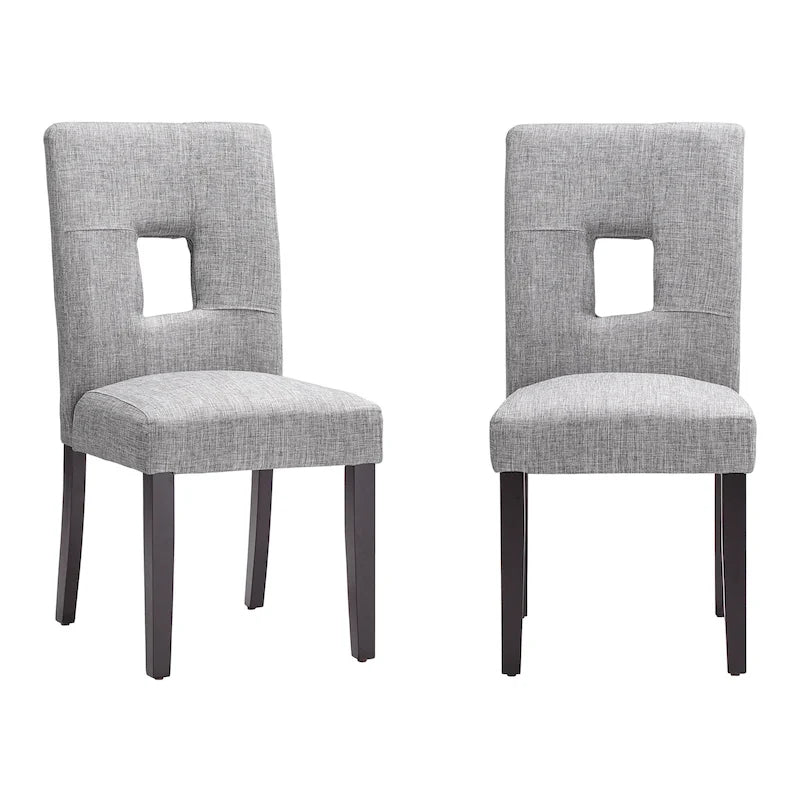 Brda Keyhole Back Dining Chairs (Set of 2)