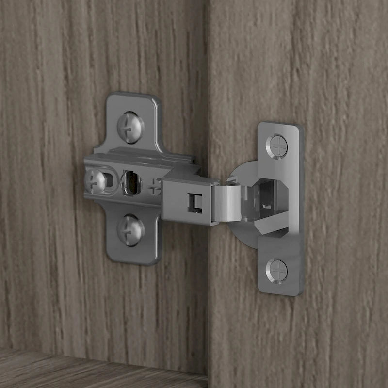 Low Storage Cabinet with Doors and Shelves - Multiple Finishes Available