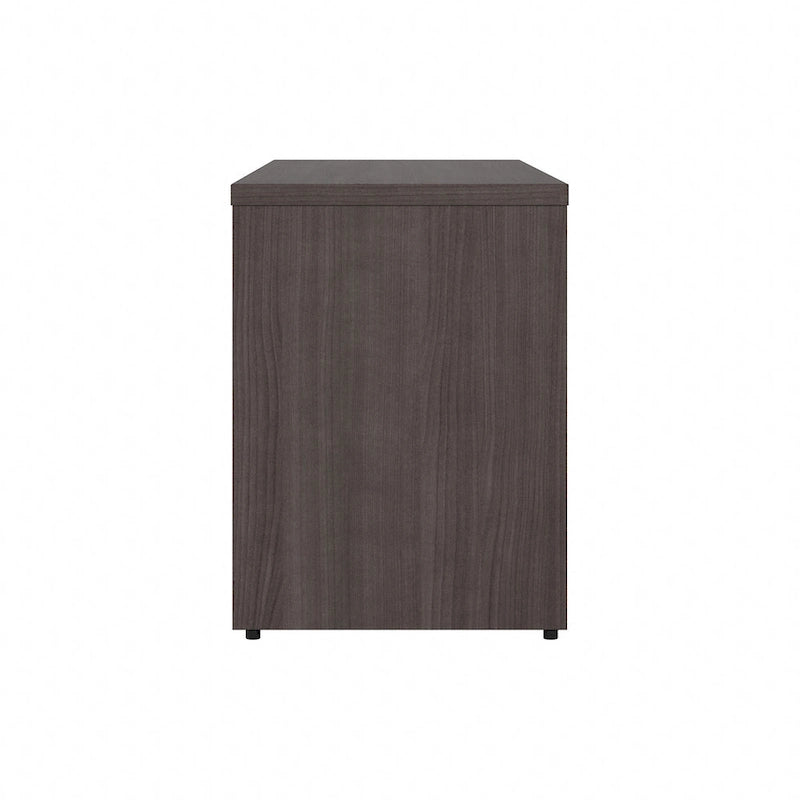 Low Storage Cabinet with Doors and Shelves - Multiple Finishes Available
