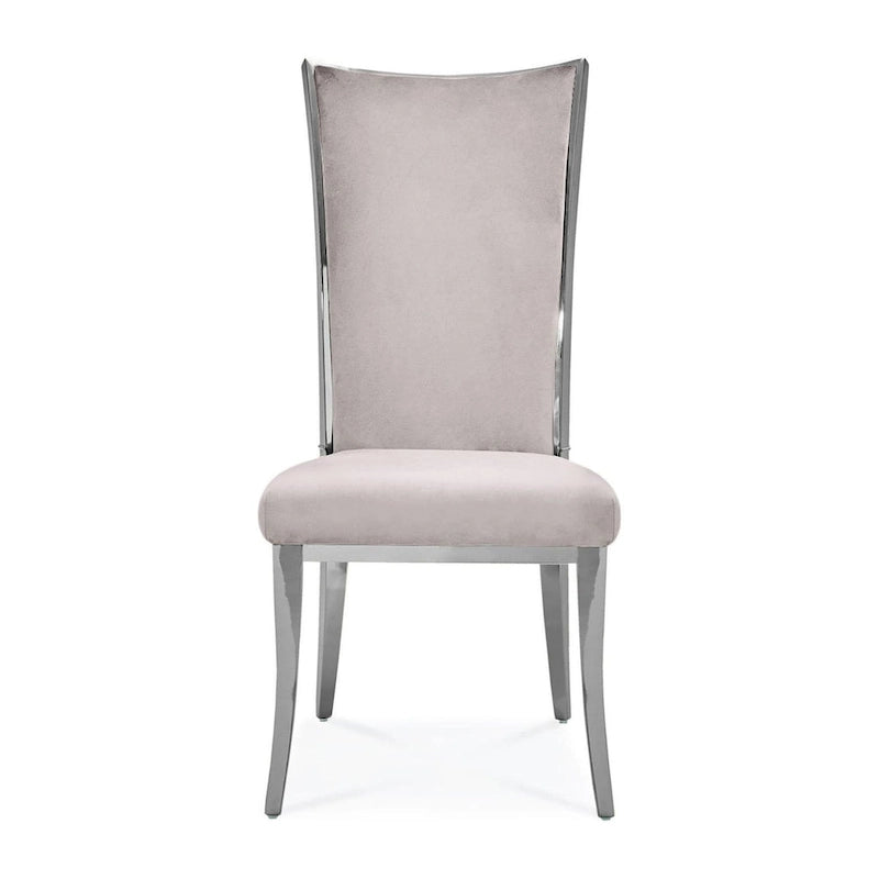 Massimo Silver Stainless Steel Dining Chair