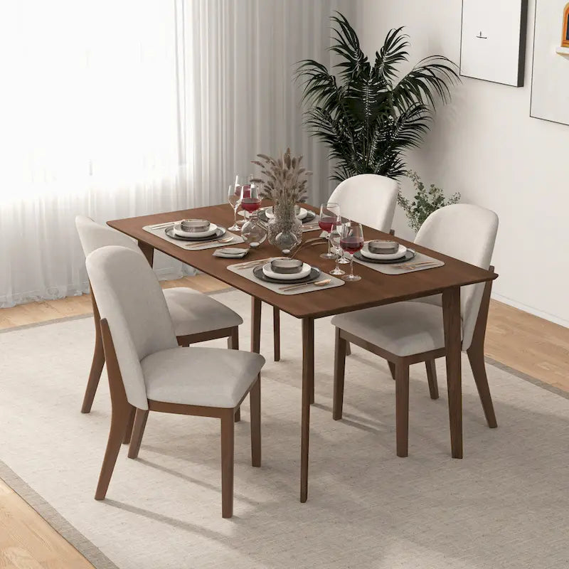 Linen Upholstered Dining Chair