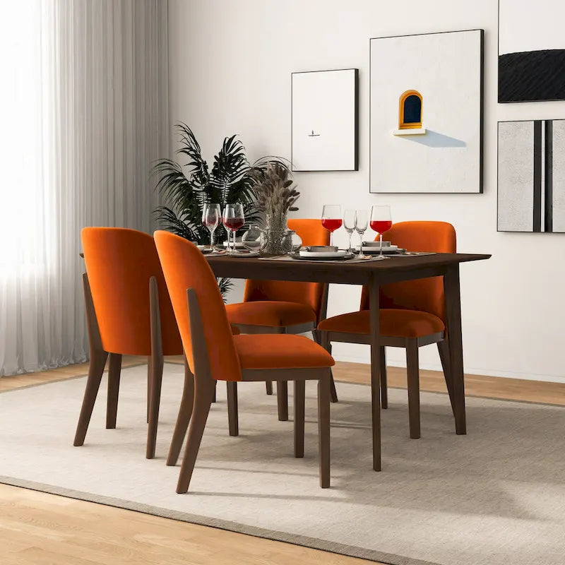 Linen Upholstered Dining Chair