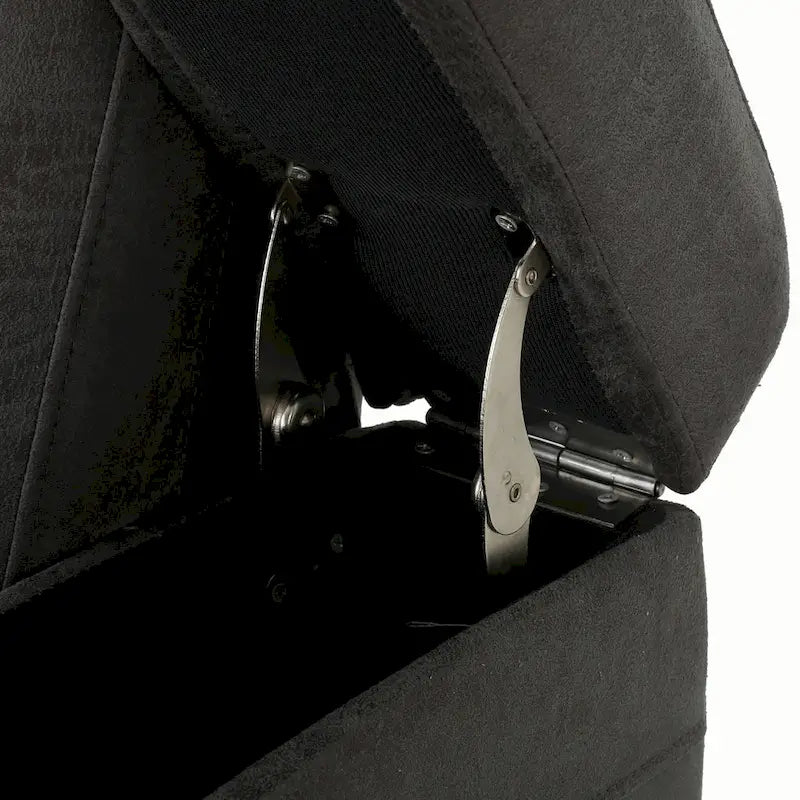 Slate Microfiber Power Recliner with USB Port