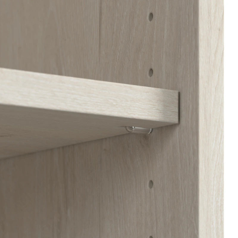 46W Farmhouse TV Stand for 65 Inch TV with Storage - Distressed Finish