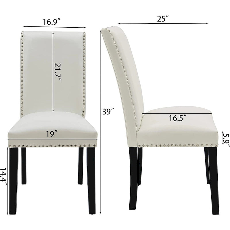 Faux Leather Dining Chair