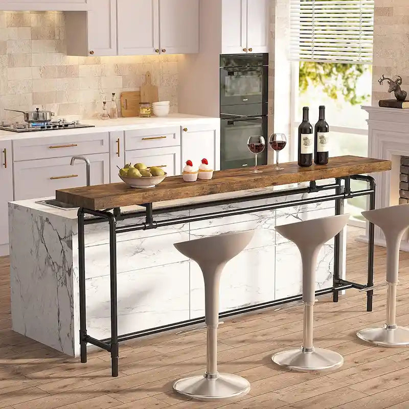 Console Table, 70.9 Narrow Long Entryway Table for Living Room - 11.81D x 70.85W x 35.43H