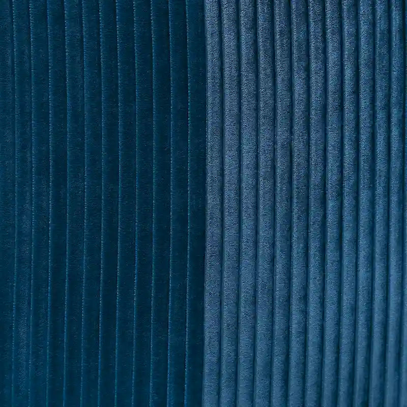 Velvet Barrel Accent Chairs with Golden Legs Set of 2