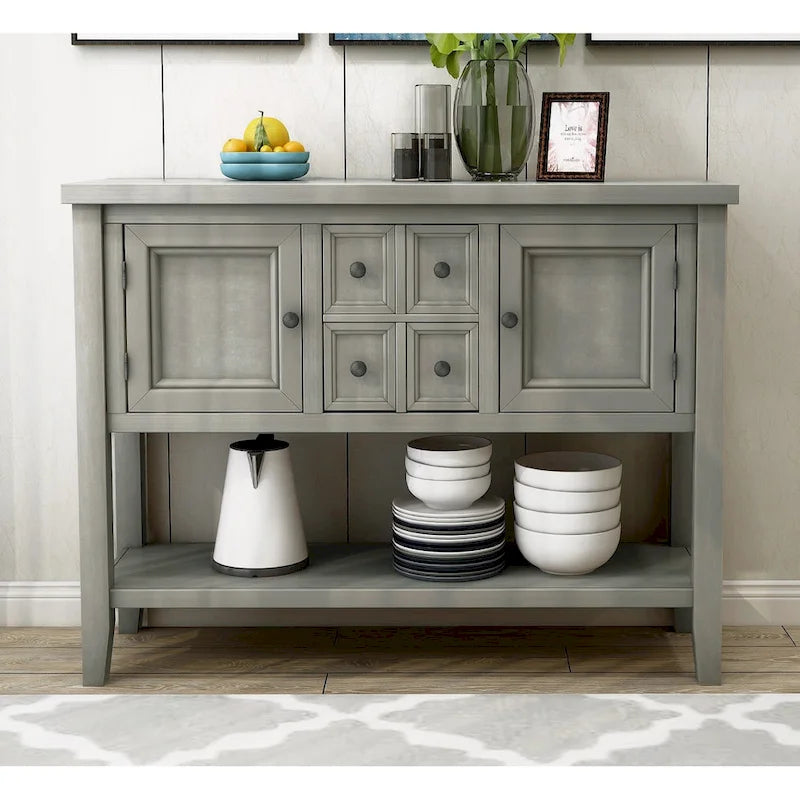 Cambridge Series Buffet with Bottom Shelf