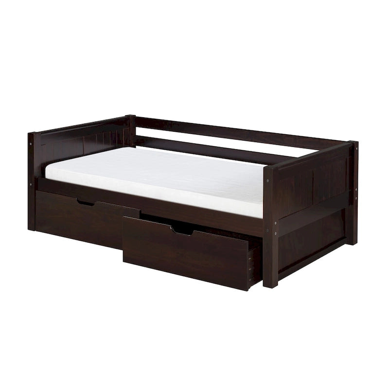 Camaflexi Panel Headboard - Twin Size Day Bed with Drawers