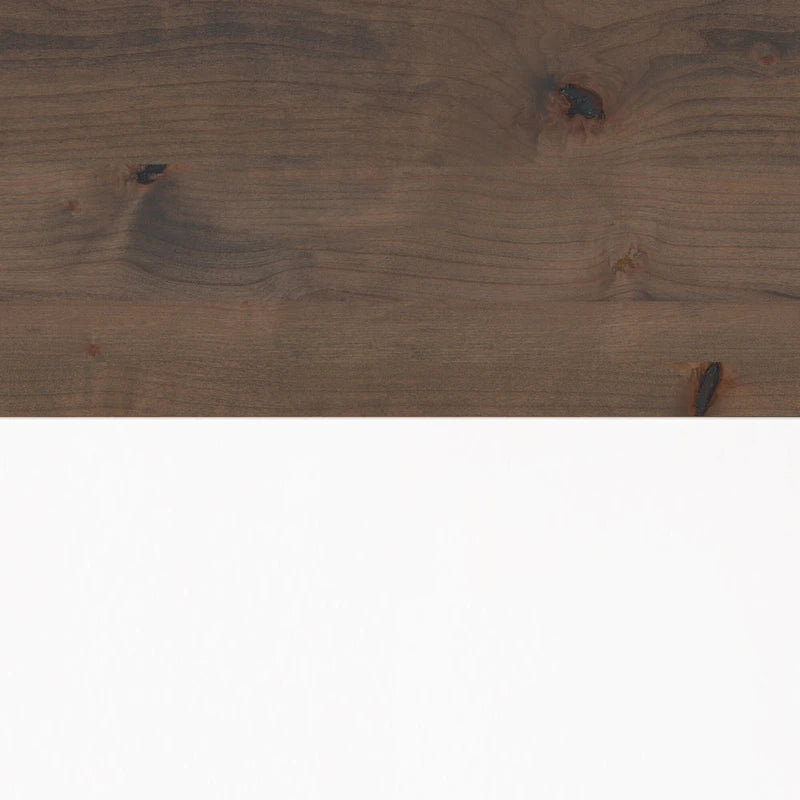 Two-Tone Writing Desk with Bronze Hardware - 53 Inch