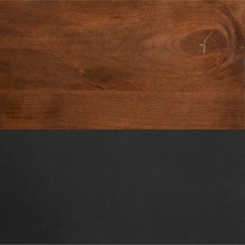 Two-Tone Writing Desk with Bronze Hardware - 53 Inch