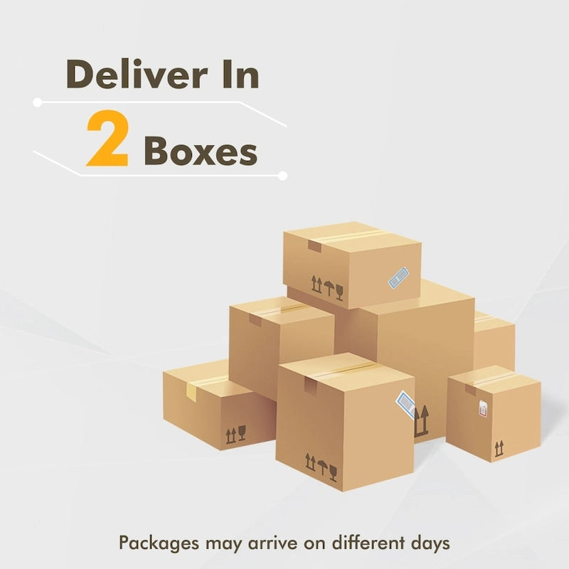 L-Shaped Convertible Chaise Sofa - Polyester - 3 Person