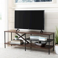 SAFAVIEH Tawny Industrial Media 55 TV Stand - 55.1 x 15 x 19.7 - 55Wx15Dx20H