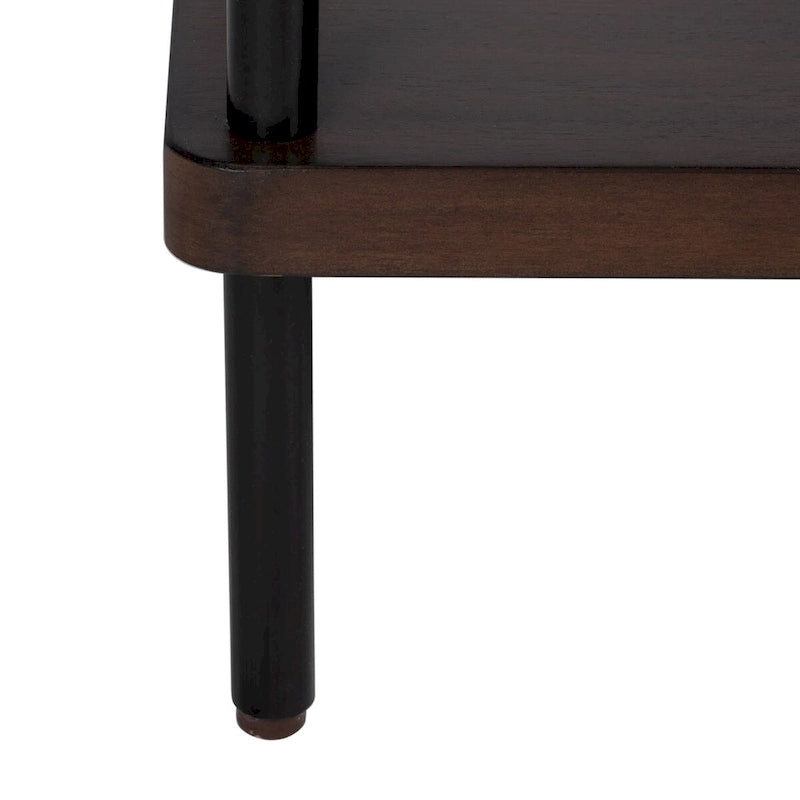 Industrial Media TV Stand 55-Inch - Walnut/Black