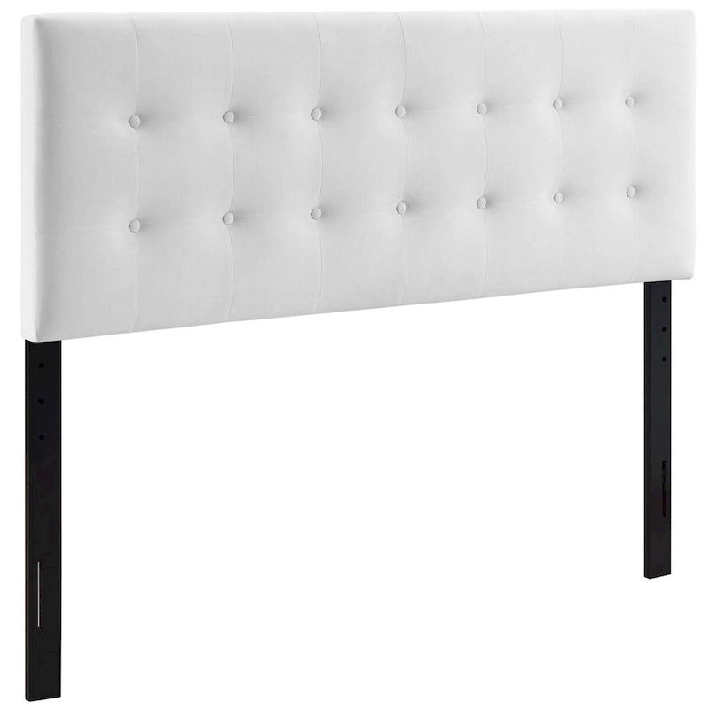 King Size Tufted Velvet Headboard - Button Tufted Design