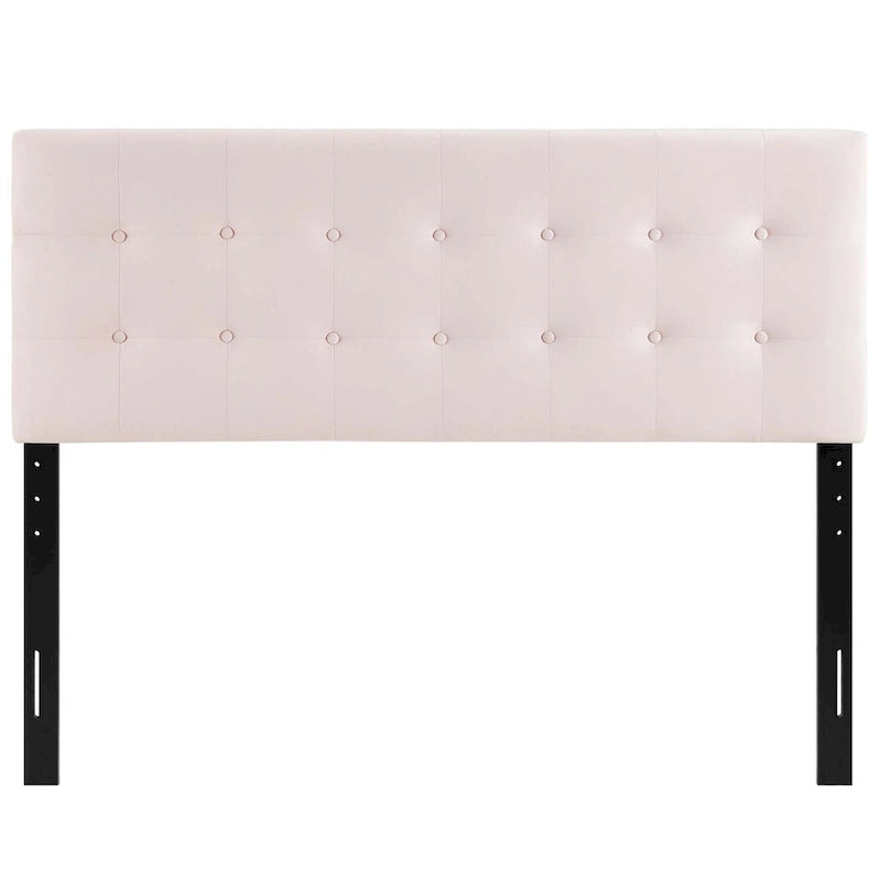 King Size Tufted Velvet Headboard - Button Tufted Design
