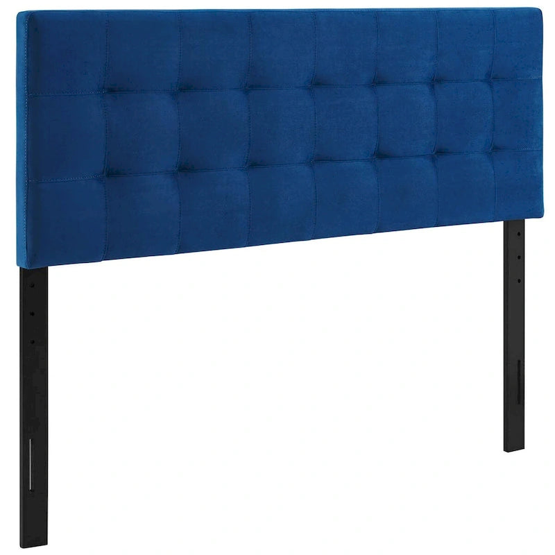 King Size Tufted Velvet Headboard - Button Tufted Design
