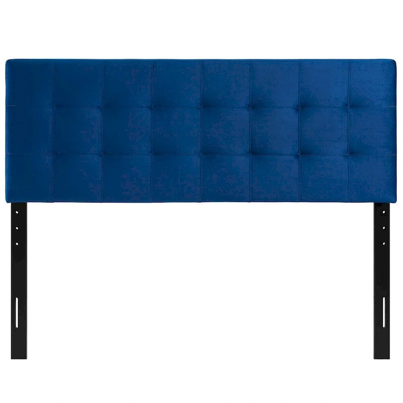 King Size Tufted Velvet Headboard - Button Tufted Design