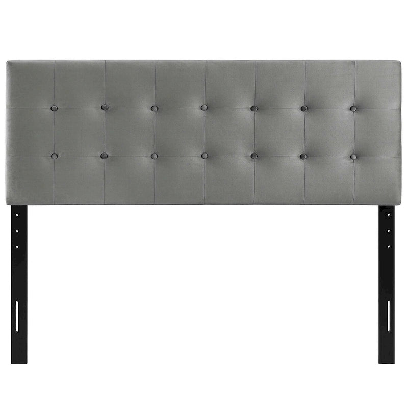King Size Tufted Velvet Headboard - Button Tufted Design