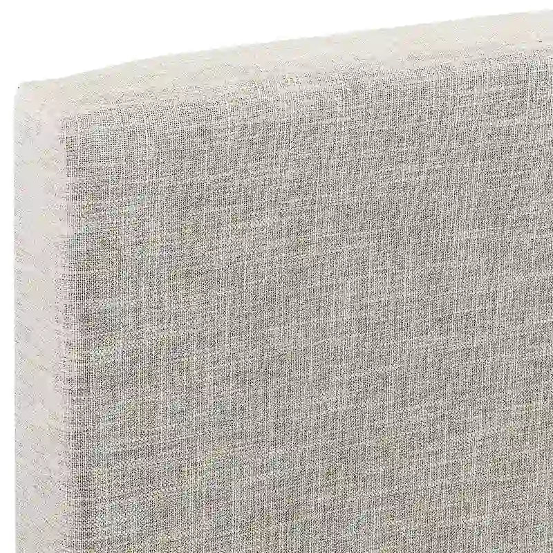 Full/Queen Upholstered Headboard - Beige Linen Fabric