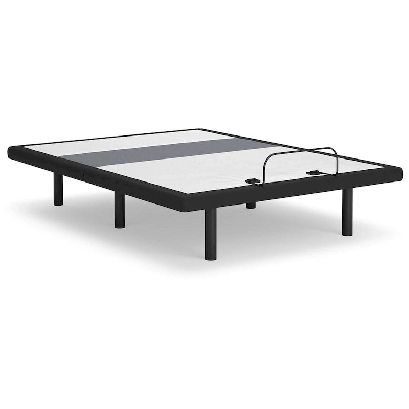 Signature Design by Ashley Best Base with Lumbar and Audio Black Adjustable Base