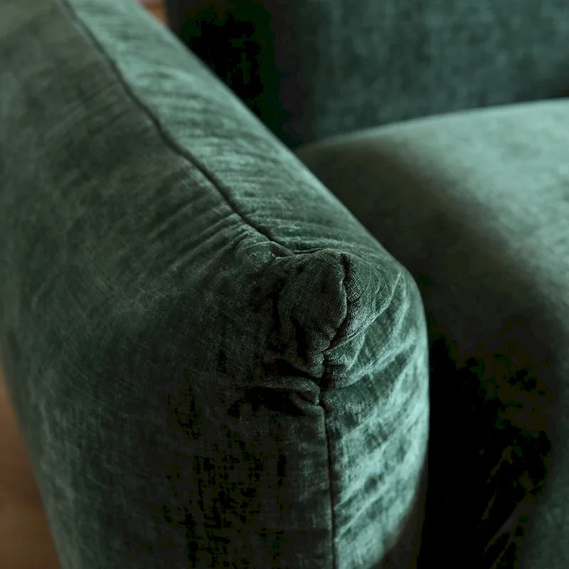 L-Shape Sectional Sofa with Ottoman - Chenille Modular Couch