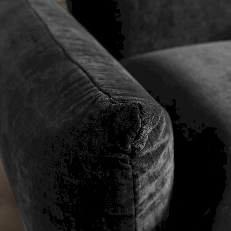 L-Shape Sectional Sofa with Ottoman - Chenille Modular Couch