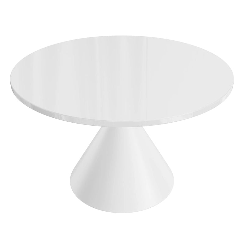 Round High Gloss Dining Table