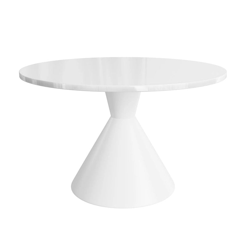 Round High Gloss Dining Table
