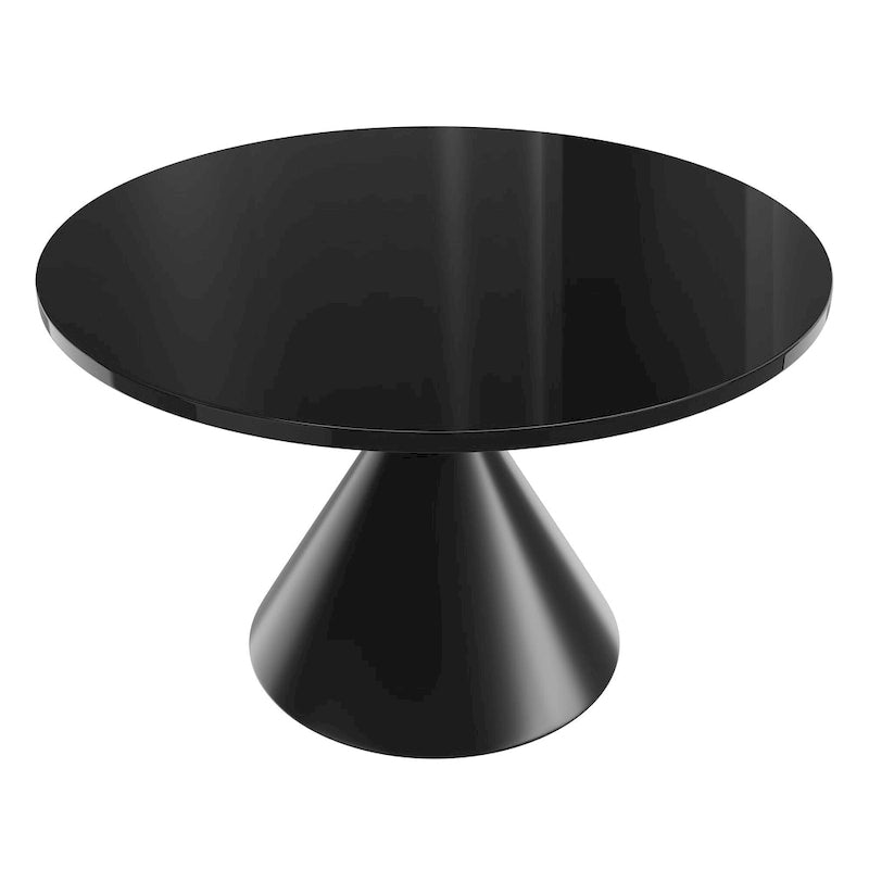 Round High Gloss Dining Table