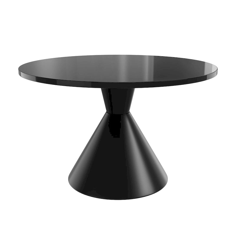 Round High Gloss Dining Table